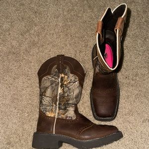 JUSTIN WOMEN'S RAYA WESTERN BOOTS - BROAD SQUARE TOE